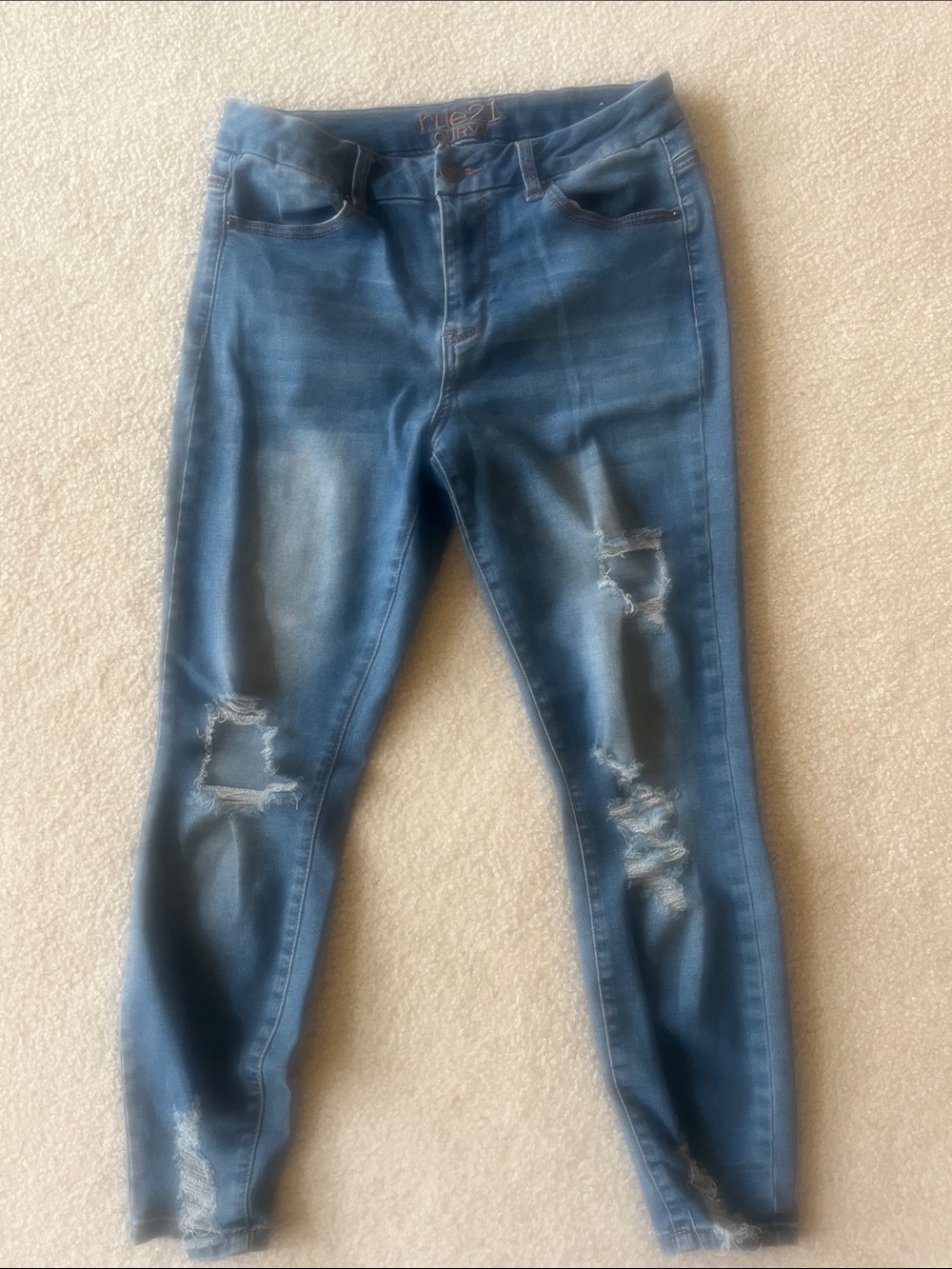Rue21 Curvy High Rise Ankle Jeggings